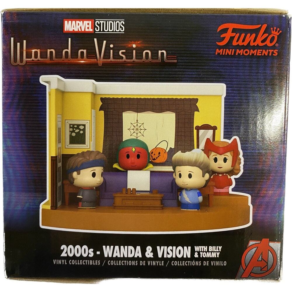 BRAND NEW-Funko Mini Moments-Wandavision 2000's- Wanda & Vision w/Billy & Tommy